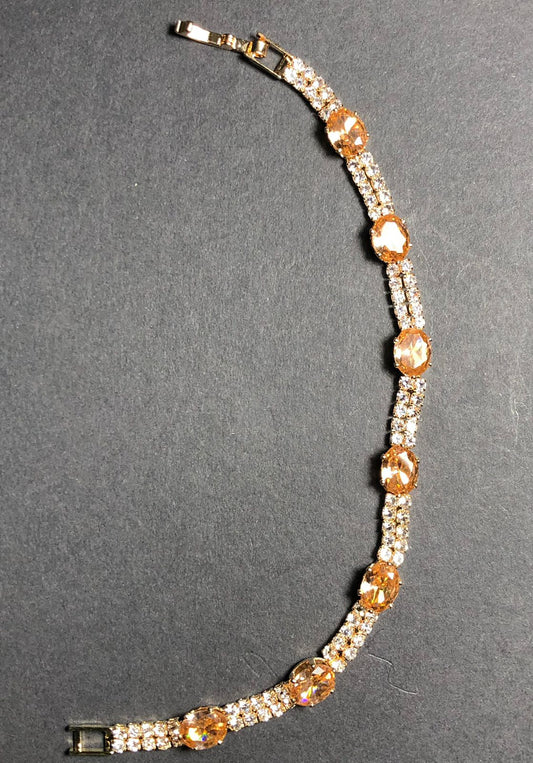 Austrian Crystal Citrine Bracelet